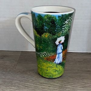 Chaleur Master Series Travel Mug Monet Ceramic Tall Tumbler D Burrows w/ Lid